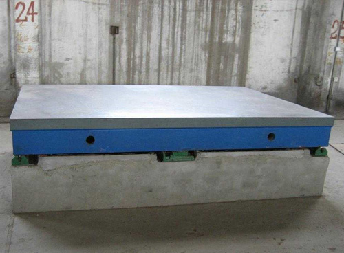 Cast iron inspection platform