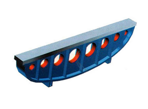 Bridge type flat ruler