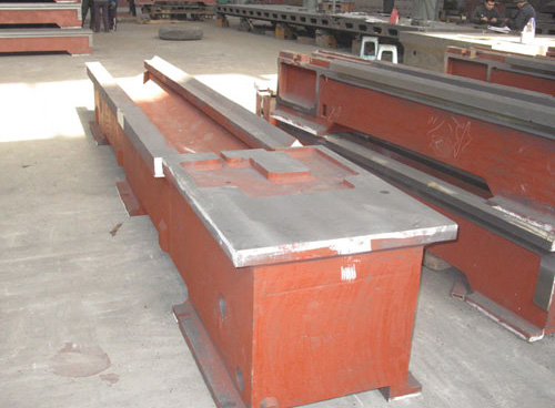 Machine bed castings