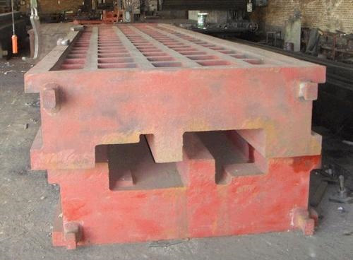 Large machine bed castings