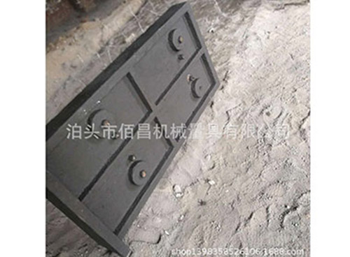 Boiler slag heat-resistant cast iron baffle for steel mills